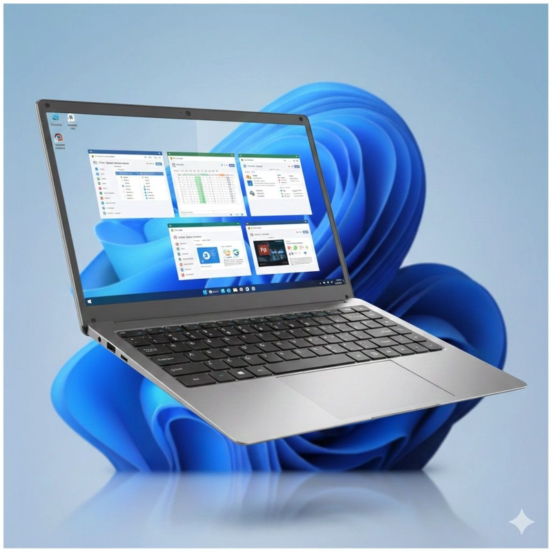 NOTEBOOK 14 PULGADAS INTEL CELERON N4000 6GB RAM 128 SSD ROM WINDOWS 10 PRO 5000 MAH MOUSE GRATIS - 3
