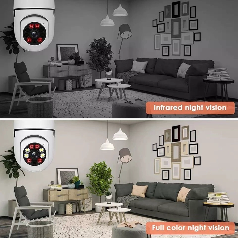 CAMARA INTELIGENTE IP WIFI 360° CON VISION PANORAMICA Y CONTROL REMOTO - 7