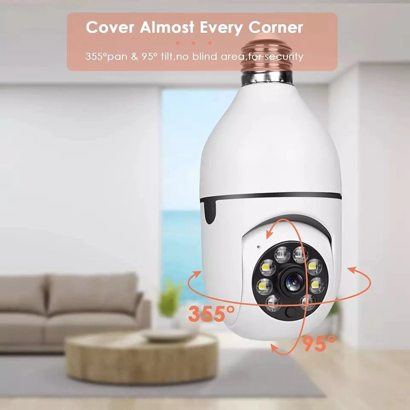 CAMARA INTELIGENTE IP WIFI 360° CON VISION PANORAMICA Y CONTROL REMOTO - 8