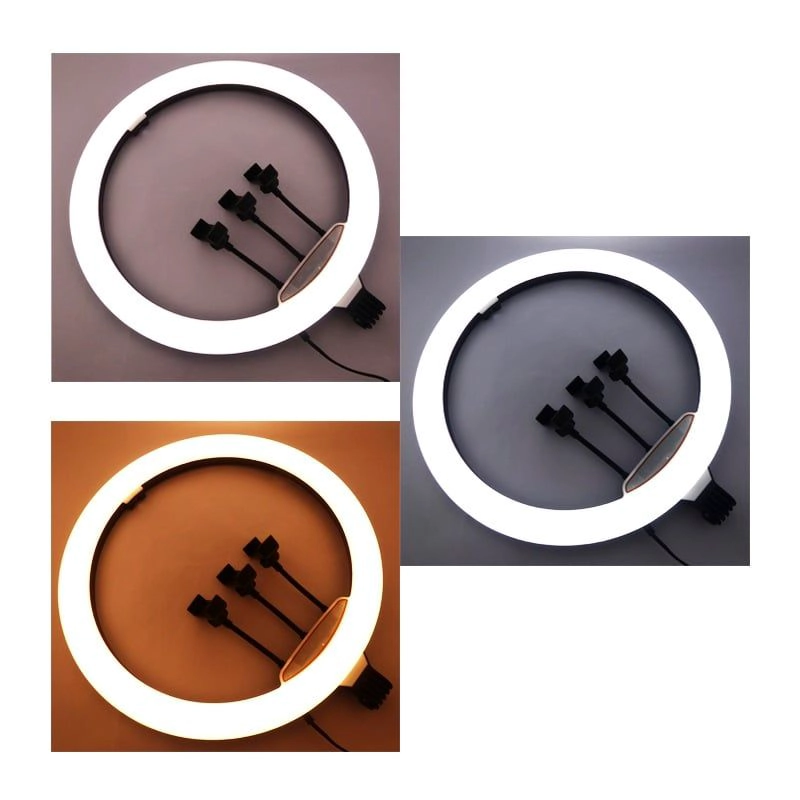 ARO LED DE 18 3 SOPORTES, CONTROL REMOTO Y ATRIL AJUSTABLE DE 2.10 MTS - 6