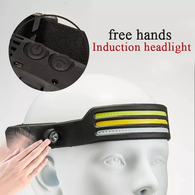 LINTERNA FRONTAL RECARGABLE DE 350 LUMENES CON SENSOR DE MOVIMIENTO - 5