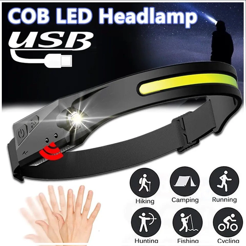 LINTERNA FRONTAL RECARGABLE DE 350 LUMENES CON SENSOR DE MOVIMIENTO - 5