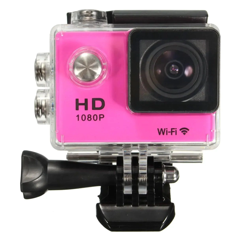 CAMARA DEPORTIVA HD 1080 PORTATIL IMPERMEABLE 30MT GRAN ANGULAR 140° - 8