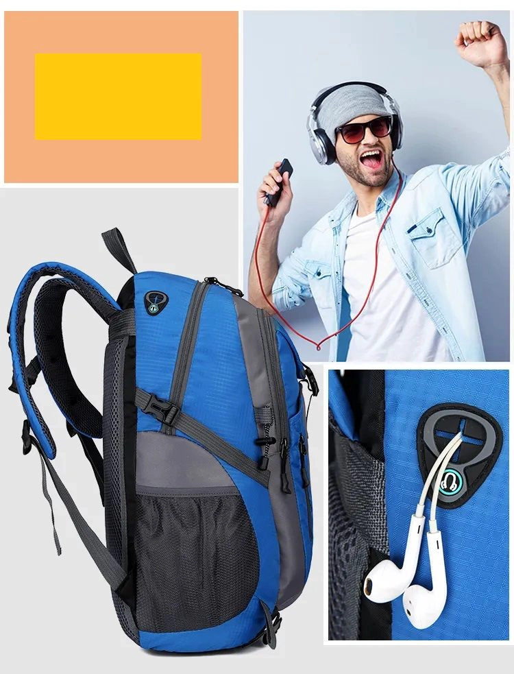 MOCHILA MULTIFUNCIONAL OUTDOOR IMPERMEABLE NOTEBOOK Y VIAJES - 5