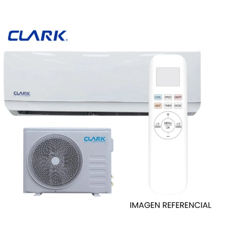 AIRE ACONDICIONADO SPLIT CLARK 12000 BTU INVERTER R32 - 13