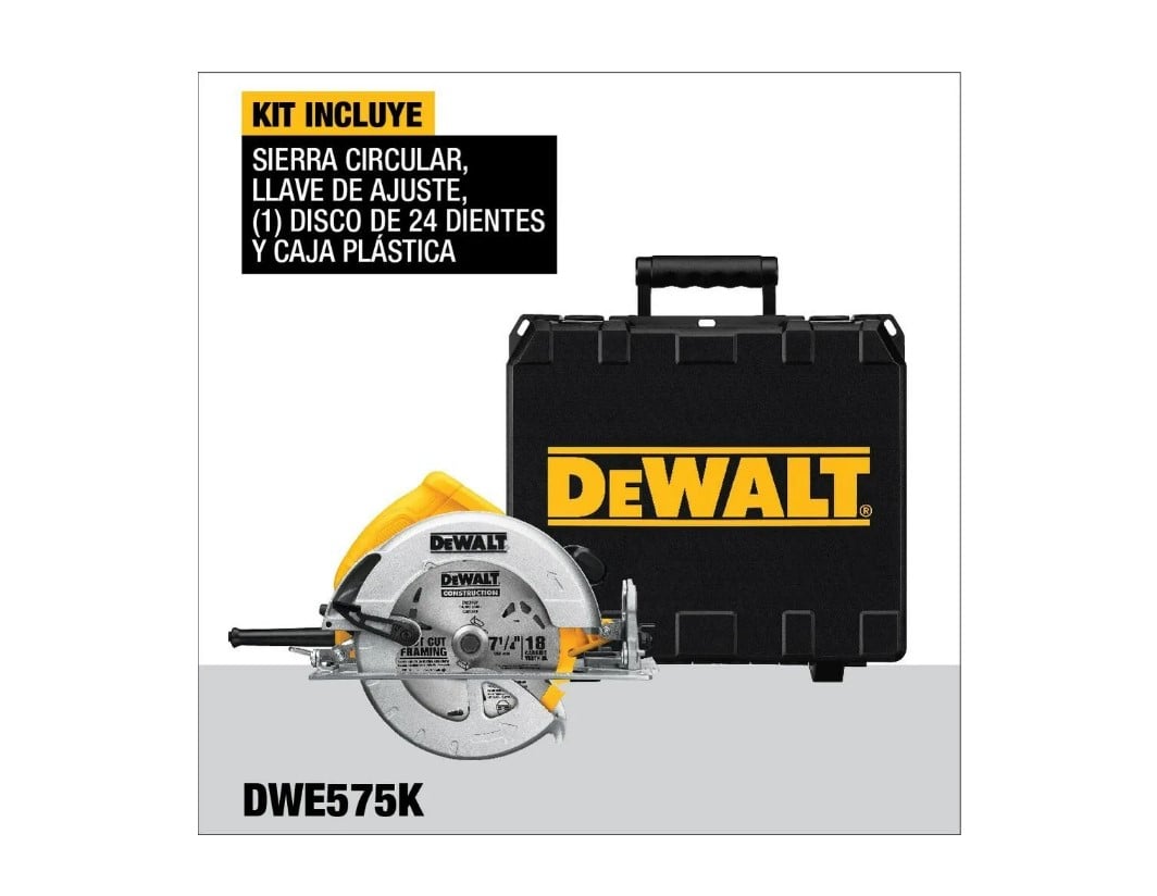 SIERRA DEWALT CIRCULAR 7 1/4 1800 W DWE575K - 3