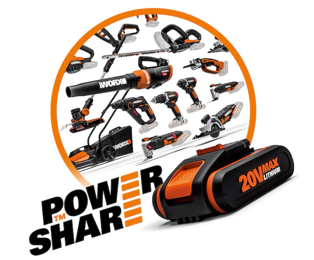 BATERÍA WORX 2 AH 20V POWERSHARE - 4