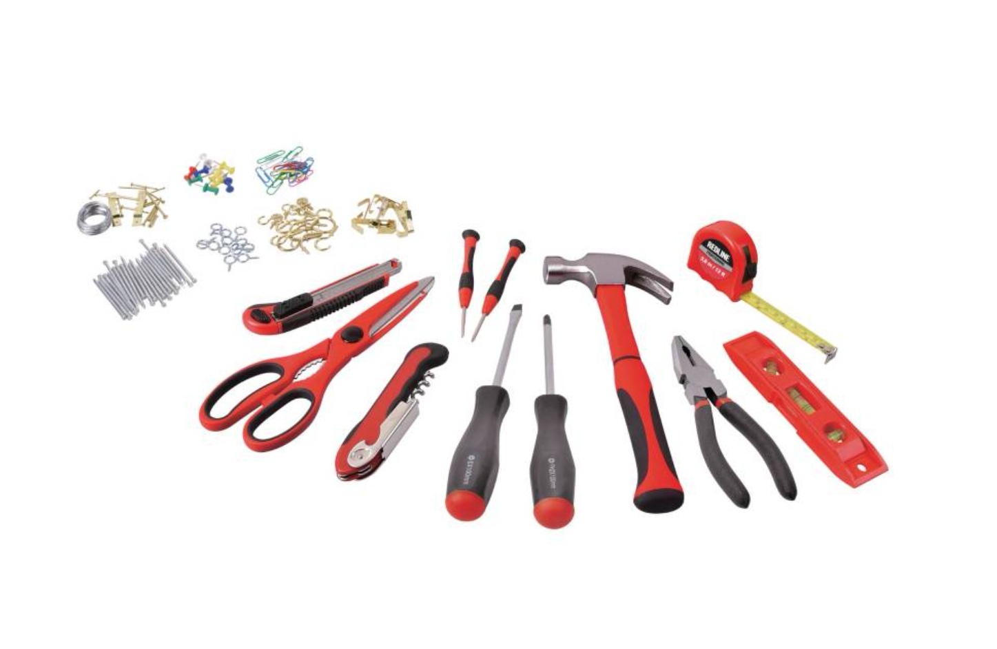 SET HERRAMIENTAS RED LINE MANUALES 11 PIEZAS REDLINE + 100 ACCESORIOS - 2