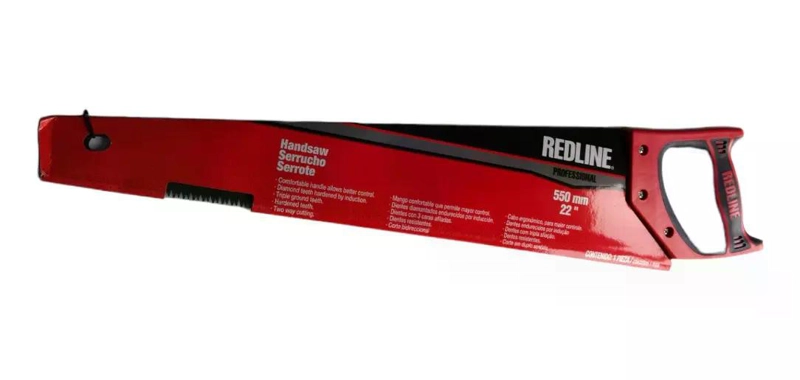 SERRUCHO RED LINE CARPINTERO REDLINE 22 PULGADAS 550 MM - 3