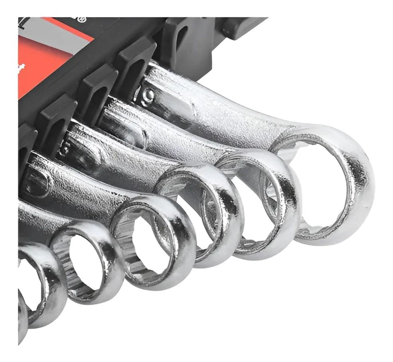 SET HERRAMIENTAS RED LINE LLAVES 9 PIEZAS PUNTA CORONA REDLINE - 5