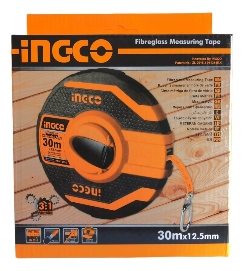 HUINCHA INGCO O CINTA MEDIR 30 M X 12.5 MM - 1