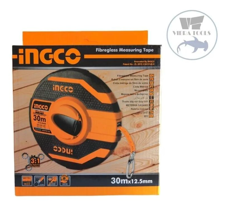 HUINCHA INGCO O CINTA MEDIR 30 M X 12.5 MM - 6
