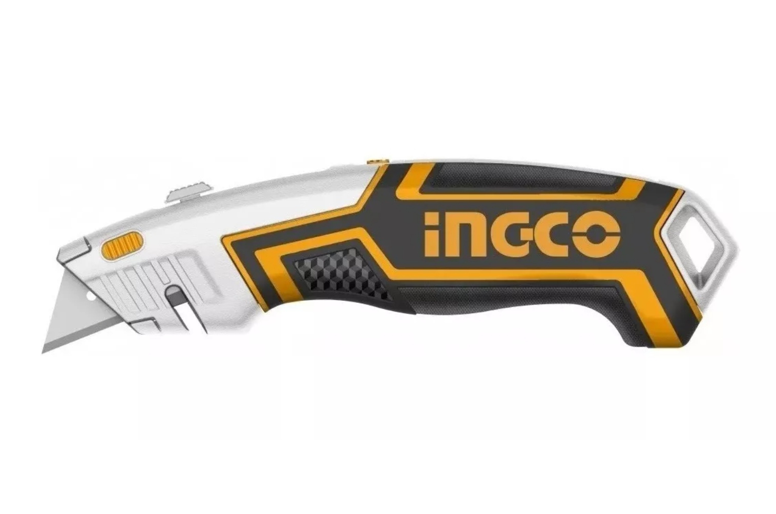 SET HERRAMIENTAS INGCO CUCHILLO CARTONERO RETRACTIL + 6 REPUESTOS SK5 - 2
