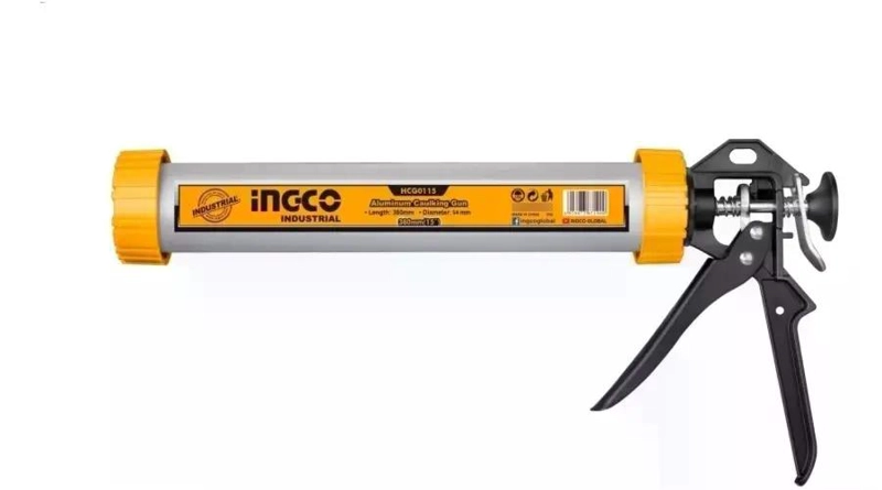 PISTOLA INGCO CALAFATERA ALUMINIO 15 PUL 380 MM INDUSTRIAL - 1