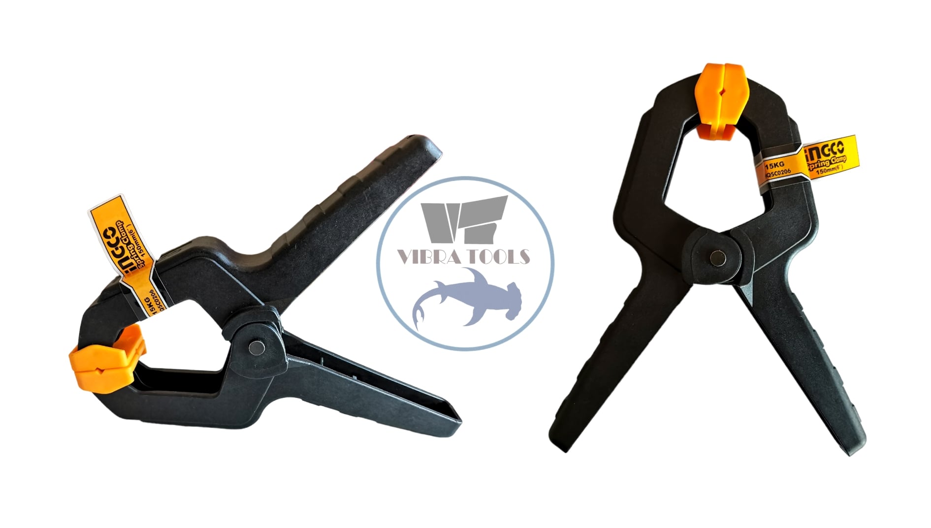 PRENSA RÁPIDA PINZA DE RESORTE INGCO 6 PULG (150 MM) 15 KG - 1