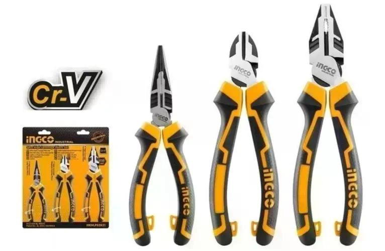 SET HERRAMIENTAS INGCO ALICATES 2831 3 PIEZAS INDUSTRIAL ALTA RESISTENC - 2