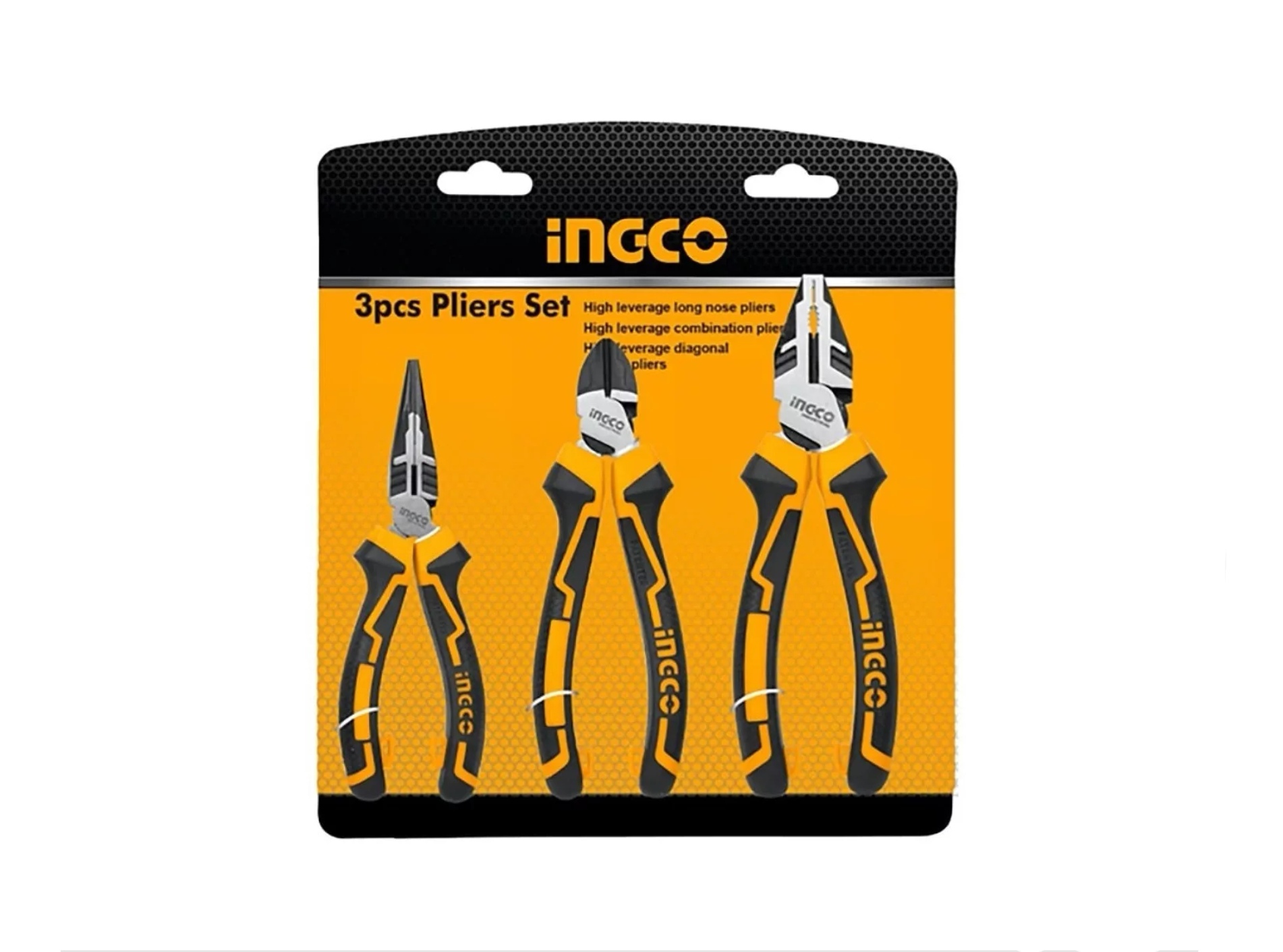 SET HERRAMIENTAS INGCO ALICATES 2831 3 PIEZAS INDUSTRIAL ALTA RESISTENC - 3