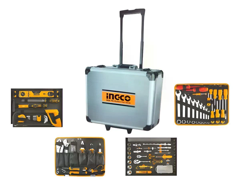 CAJA INGCO MALETA HERRAMIENTAS MANUALES 147 AC INDUSTRIAL - 1