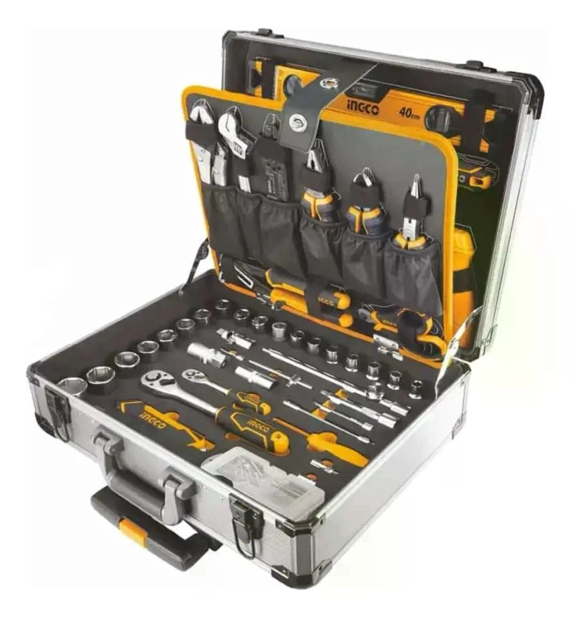 CAJA INGCO MALETA HERRAMIENTAS MANUALES 147 AC INDUSTRIAL - 6