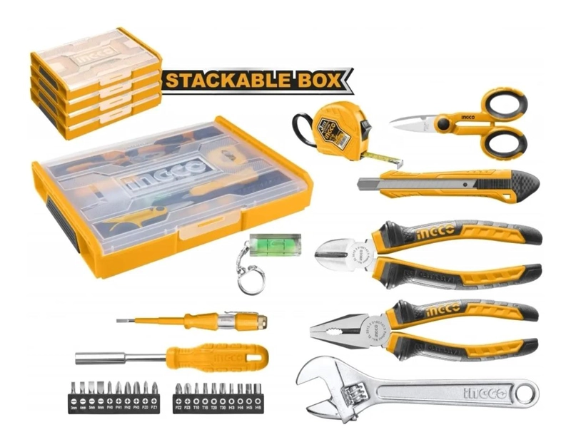 SET HERRAMIENTAS INGCO 29 PIEZAS + CAJA APILABLE - 4