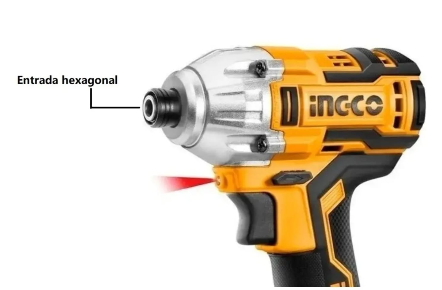 ATORNILLADOR DE IMPACTO INGCO 20V + 2 BAT 2 AH+ CARG + BOLSO - 3
