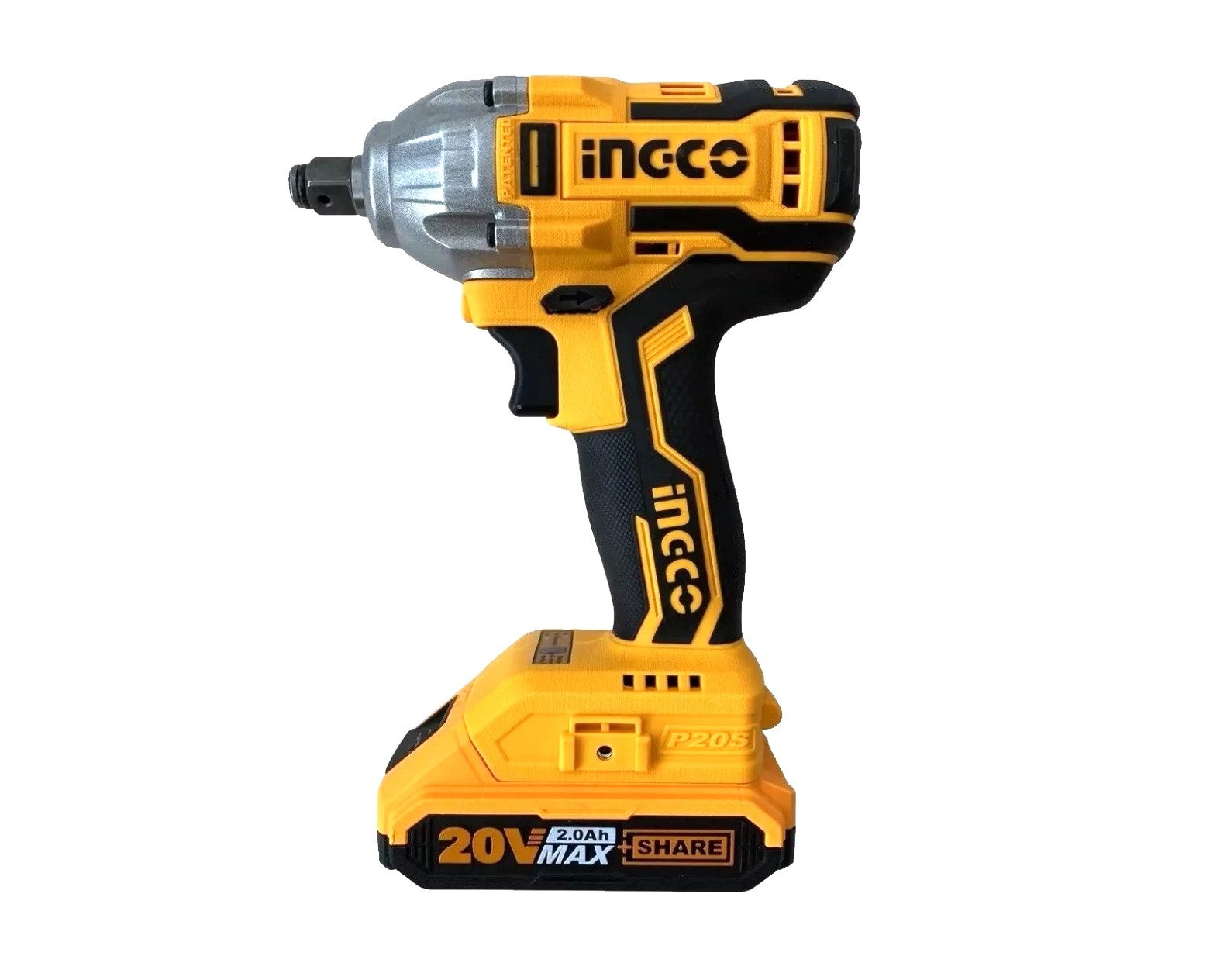 LLAVE PISTOLA DE IMPACTO INGCO 20V 1/2 PULG INDUSTRIAL + ACC - 2