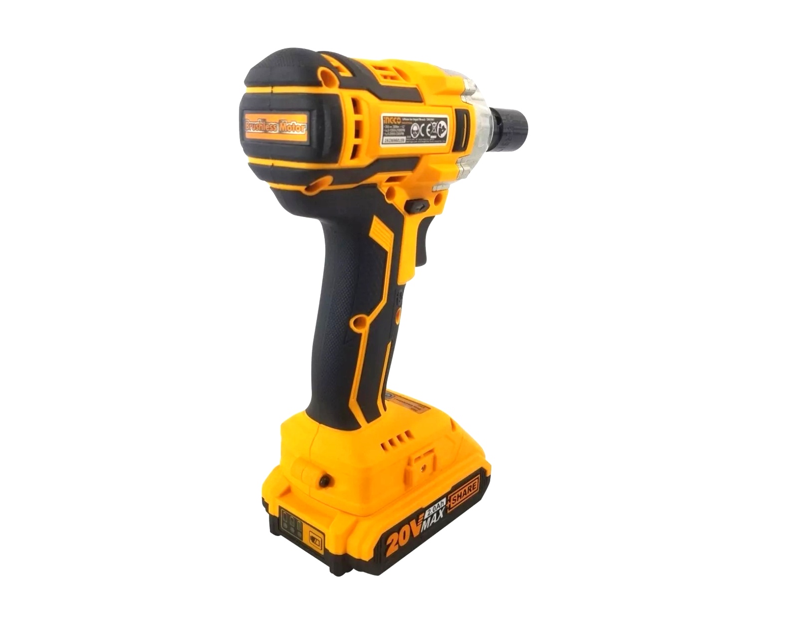 LLAVE PISTOLA DE IMPACTO INGCO 20V 1/2 PULG INDUSTRIAL + ACC - 4