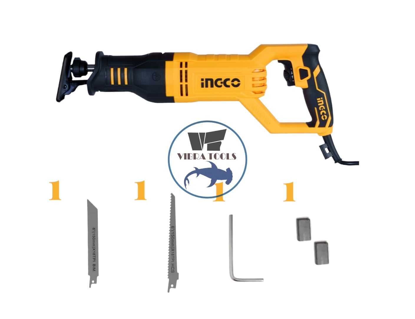 SIERRA INGCO SABLE ELÉCTRICA 750 W 3300 RPM + + ACCES - 1