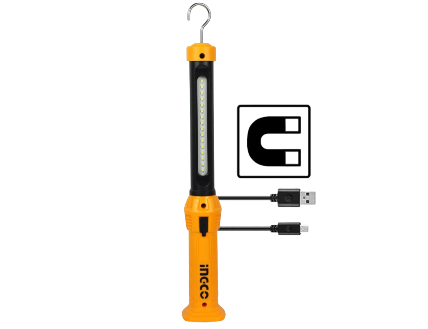 LINTERNA INGCO LÁMPARA DE TRABAJO LED RECARGABLE 300 LM - 3