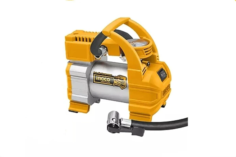 COMPRESOR DE AIRE INGCO PARA AUTO 12V 140 PSI 10 A + 5 ACCES - 1