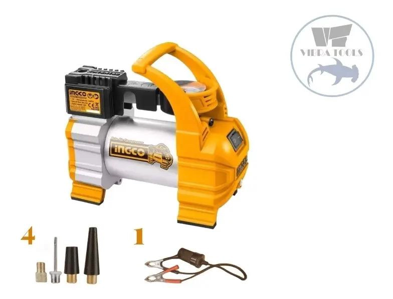 COMPRESOR DE AIRE INGCO PARA AUTO 12V 140 PSI 10 A + 5 ACCES - 3