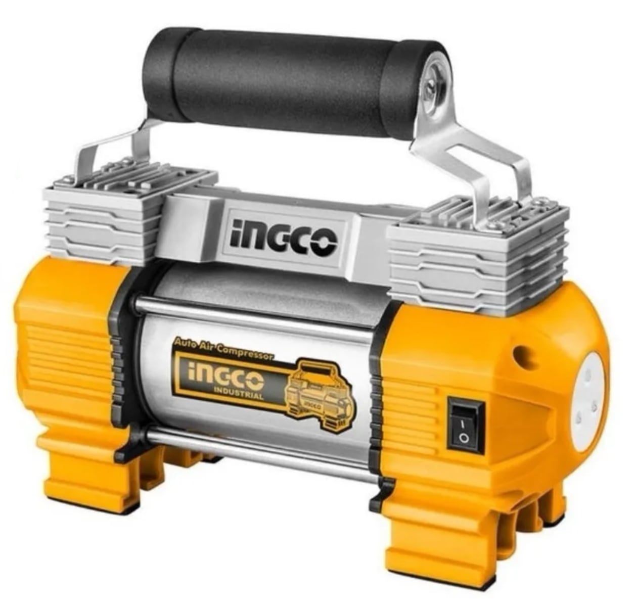 COMPRESOR DE AIRE INGCO PARA AUTO 13.5 V 120 PSI 18 A + 5 AC - 2