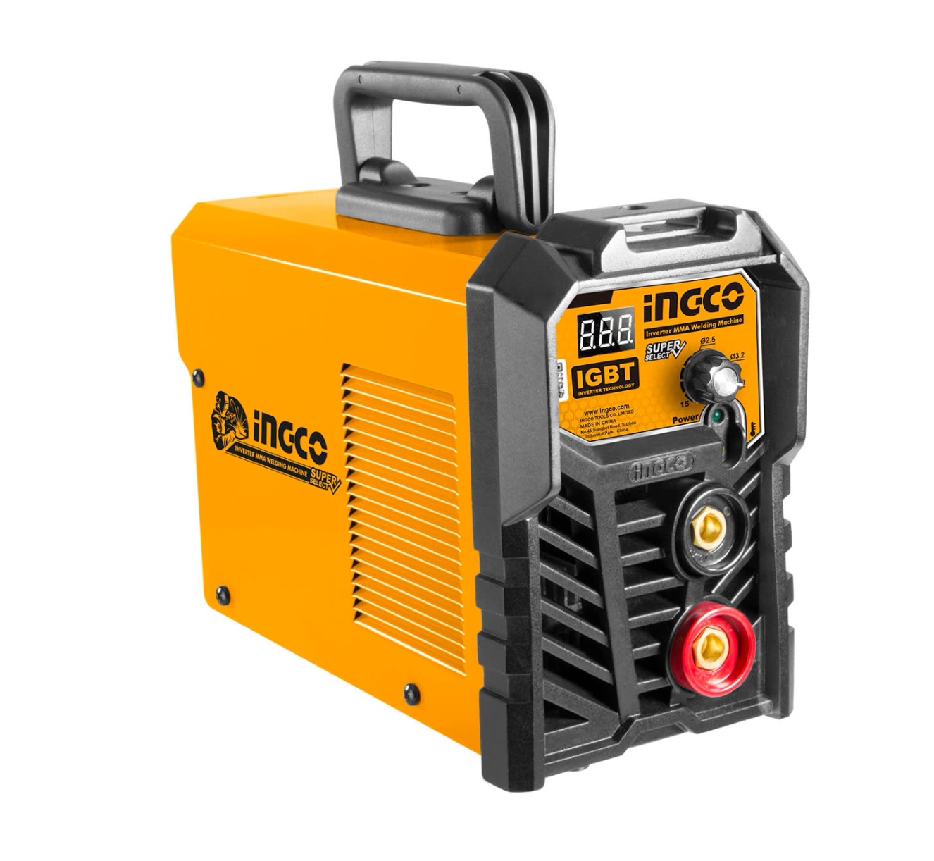 SOLDADORA INGCO INVERTER ELÉCTRICA 130 A MMA + MÁSCARA + ACC METAL - 2