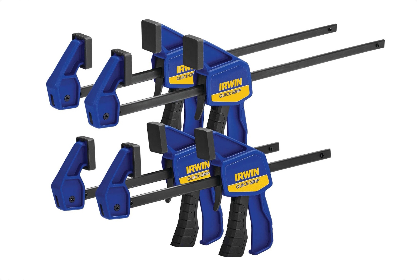 SET HERRAMIENTAS IRWIN PRENSAS 4 PIEZAS RAPIDAS 6 12 PULG 63 KG Q GRIP - 2
