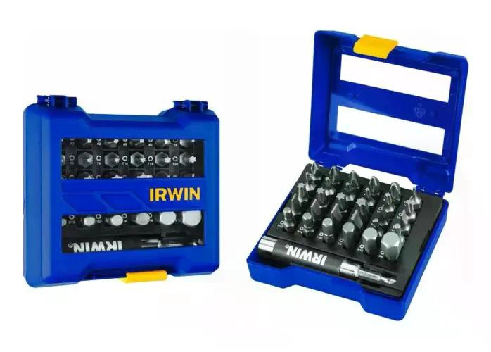 JUEGO DE PUNTAS IRWIN INTERCAMBIABLES 31 PIEZAS + CAJA TRANS - 2