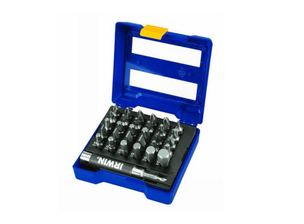 JUEGO DE PUNTAS IRWIN INTERCAMBIABLES 31 PIEZAS + CAJA TRANS - 2