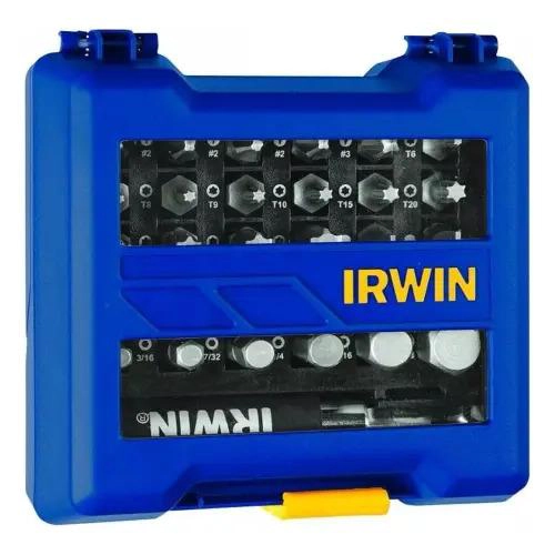 JUEGO DE PUNTAS IRWIN INTERCAMBIABLES 31 PIEZAS + CAJA TRANS - 3