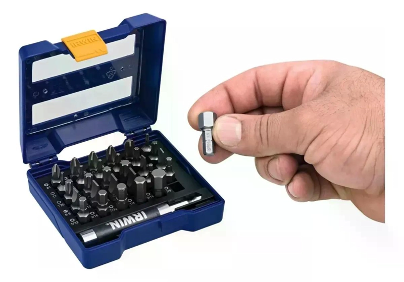JUEGO DE PUNTAS IRWIN INTERCAMBIABLES 31 PIEZAS + CAJA TRANS - 6