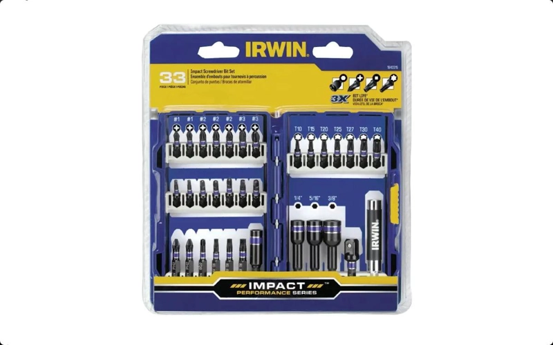 SET 33 PZAS IRWIN PARA ATORNILLADOR IMPACTO ALTO RENDIMIENTO - 6
