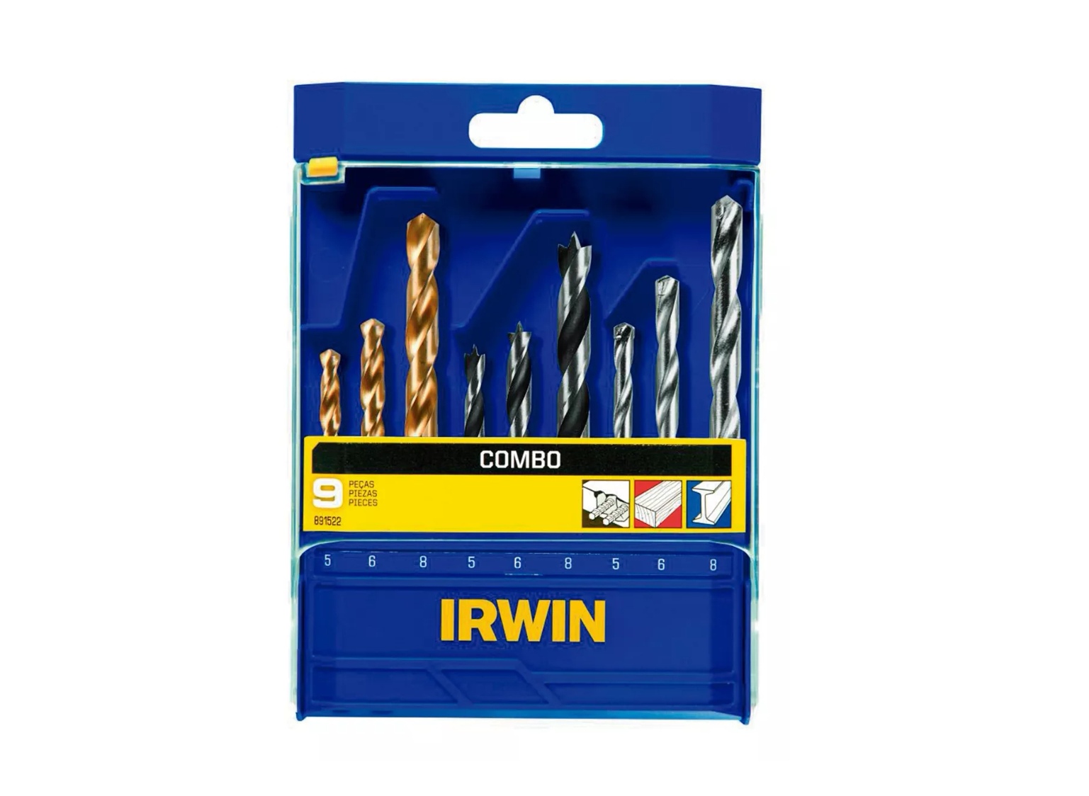 SET DE BROCAS IRWIN 9 PIEZAS MÚLTIPLES ALTO RENDIMIENTO - 3