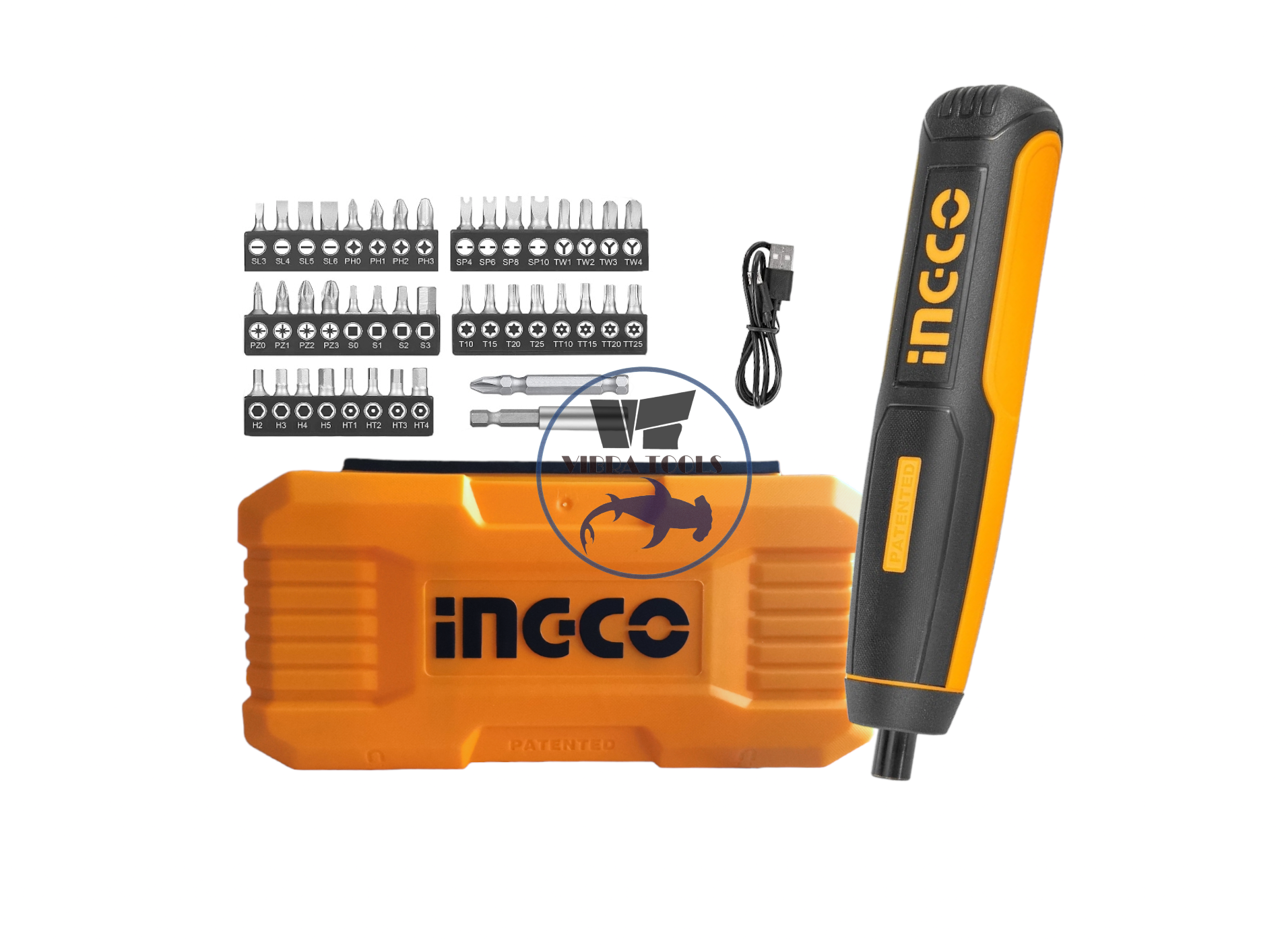 ATORNILLADOR INGCO DE PRECISIÓN 4 V + 42 PIEZAS + CAJA TRANSP - 1
