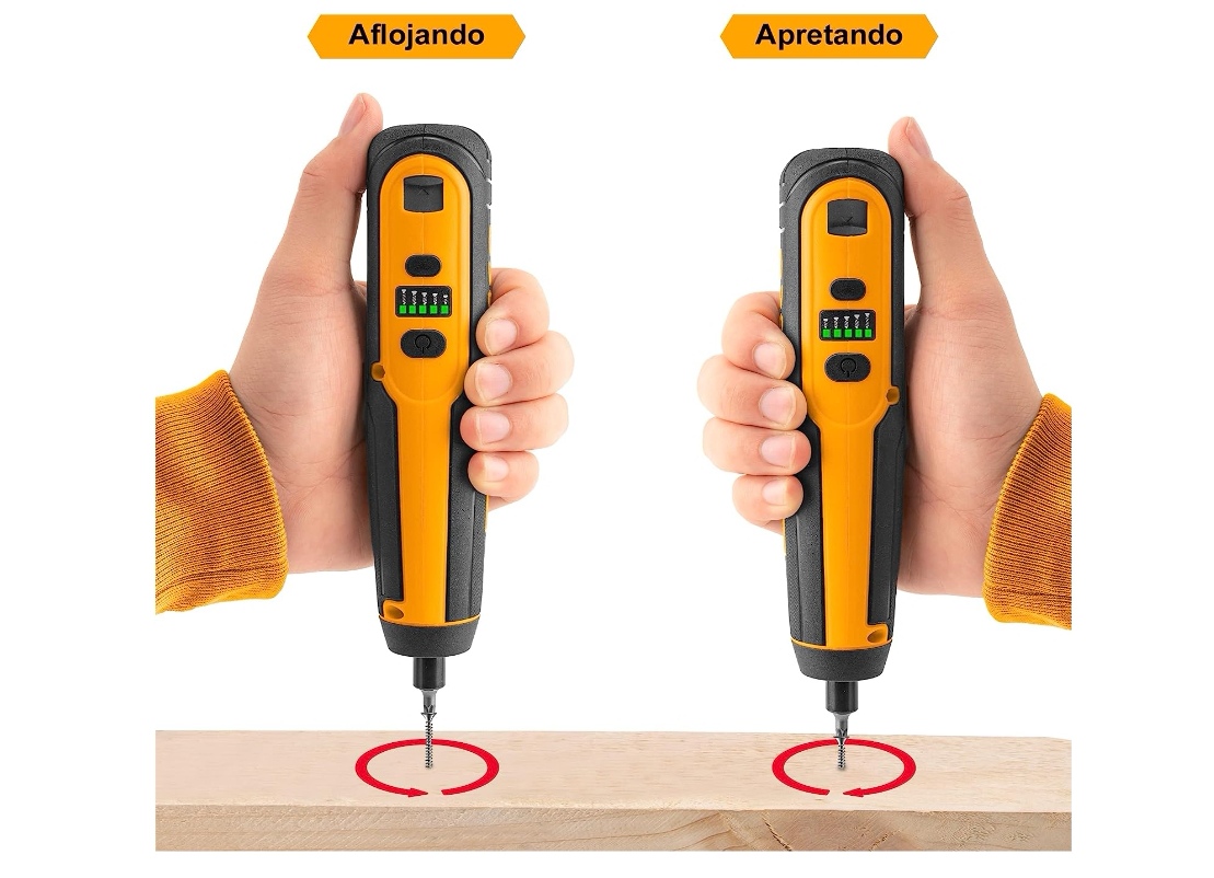 ATORNILLADOR INGCO DE PRECISIÓN 4 V + 42 PIEZAS + CAJA TRANSP - 5
