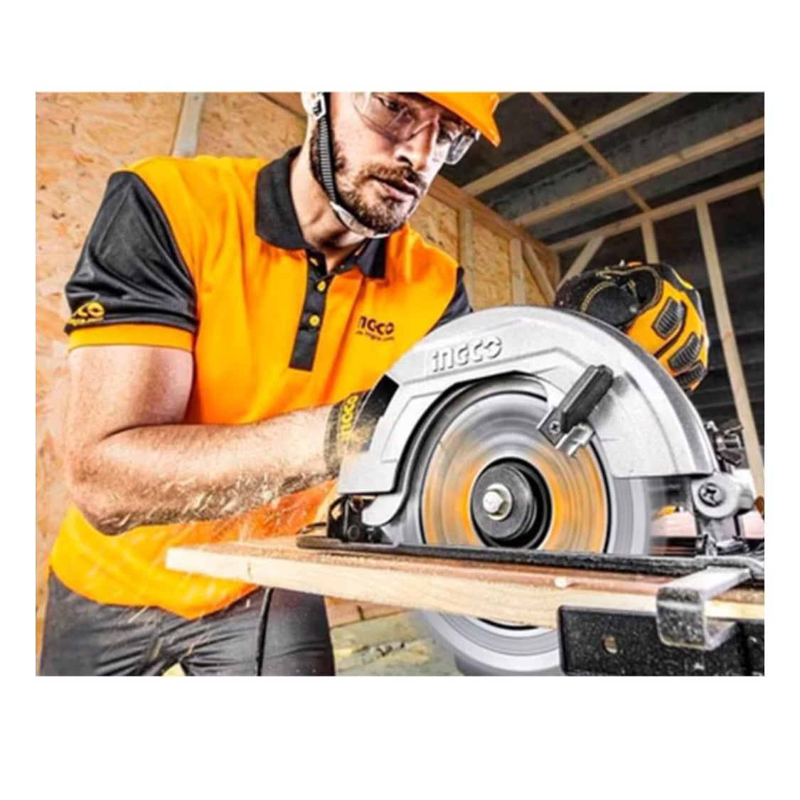 SIERRA INGCO CIRCULAR INALÁMBRICA 20 V 140 MM INDUSTRIAL ACERO - 6