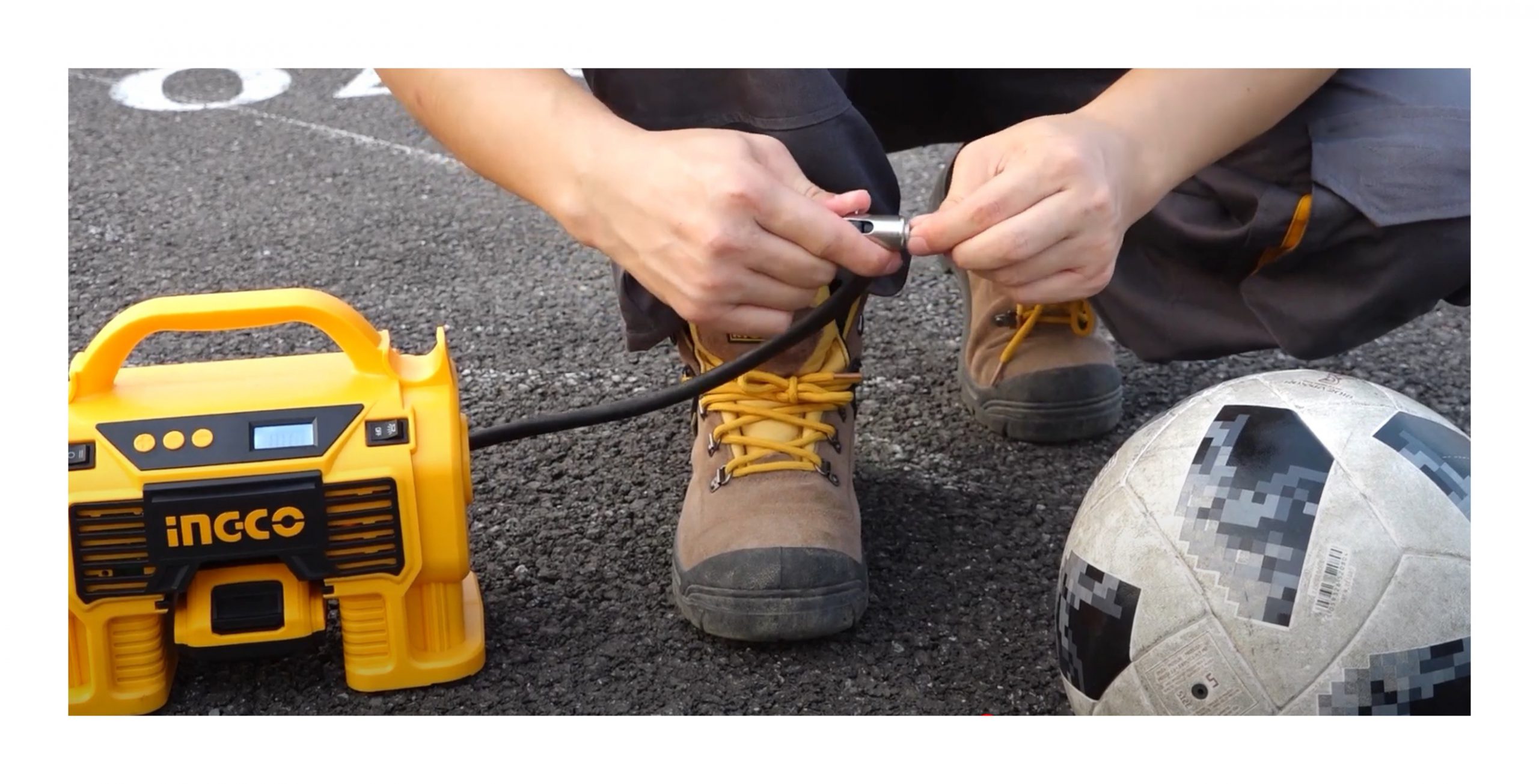 COMPRESOR INALÁMBRICO INGCO 20V 160 PSI + 4 ACC (S/BATERIA) - 6