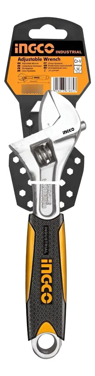 LLAVE INGCO INGLESA AJUSTABLE 150 MM INDUSTRIAL 6 PULGADAS - 1