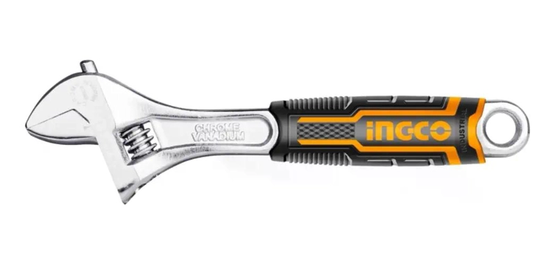 LLAVE INGCO INGLESA AJUSTABLE 150 MM INDUSTRIAL 6 PULGADAS - 2