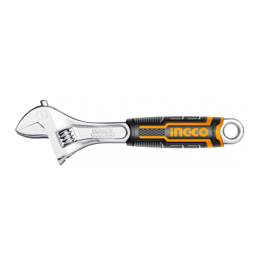 LLAVE INGCO INGLESA AJUSTABLE 150 MM INDUSTRIAL 6 PULGADAS - 2