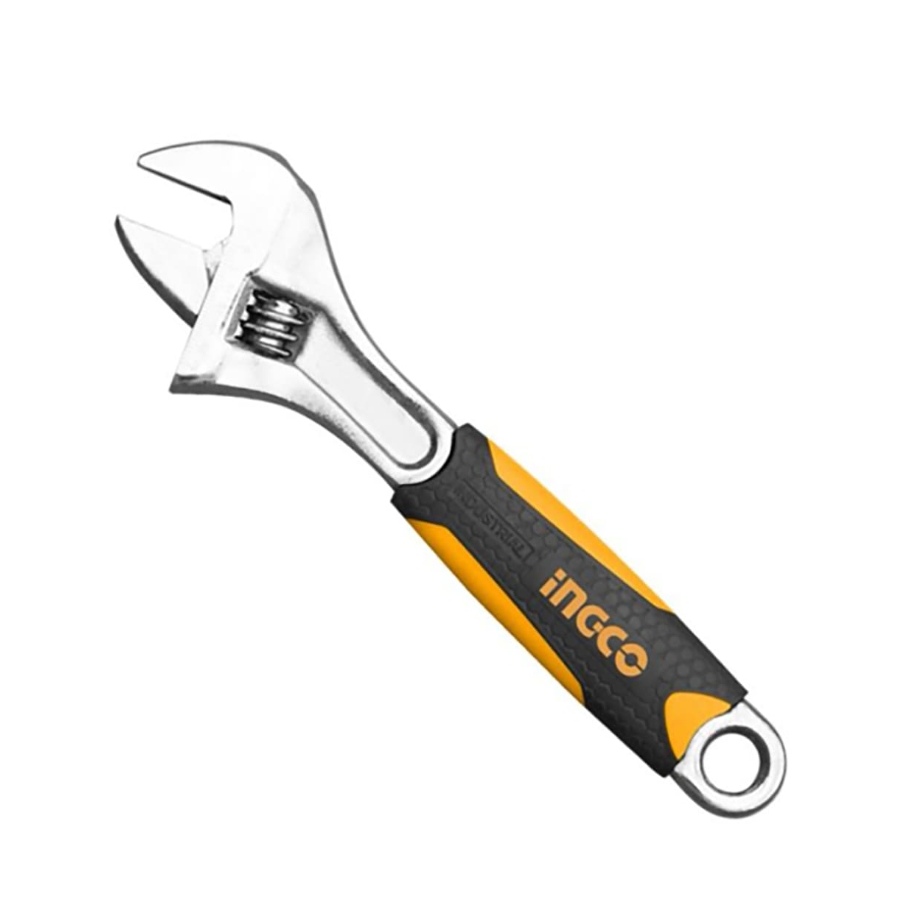 LLAVE INGCO INGLESA AJUSTABLE 150 MM INDUSTRIAL 6 PULGADAS - 3