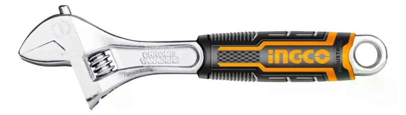 LLAVE INGCO INGLESA AJUSTABLE 150 MM INDUSTRIAL 6 PULGADAS - 8
