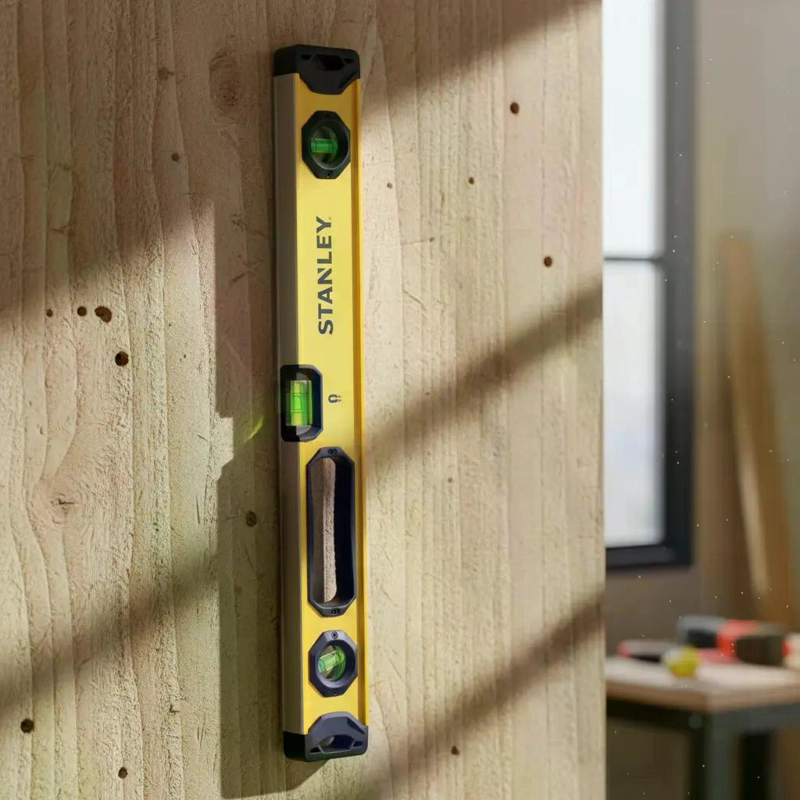 NIVEL STANLEY BOX BEAM PREMIUM 24 PULGADAS MAGNETICO BURBUJA - 1